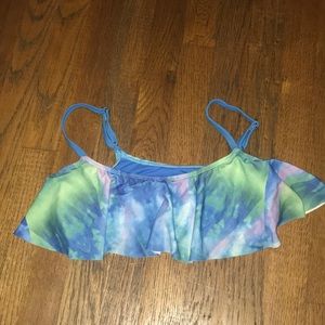 blue galaxy bikini top